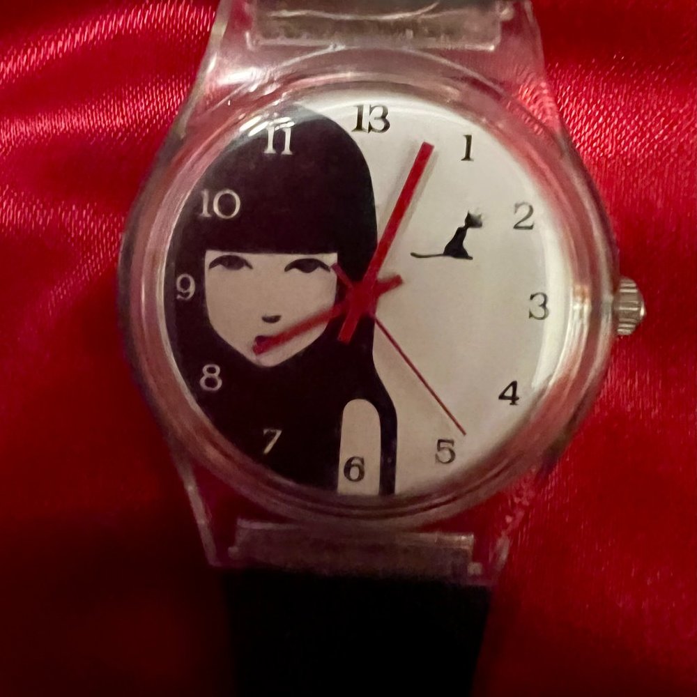 RARE Collectable "Emily The Strange" Watch Gothic Girl Y2K (2000)
